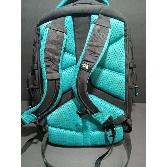 The North Face Borealis Backpack Hiking, Camping, School, Work Black Teal Purple - Picture 5 of 14